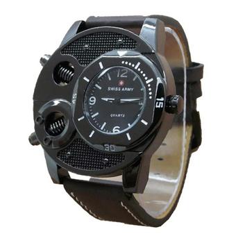 Swiss Army Jam Tangan Pria - LEATHER STRAP - SA 6473 DB  