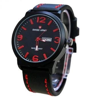 Swiss Army Jam Tangan Pria - Leatehr Strap - SA 1663 C  