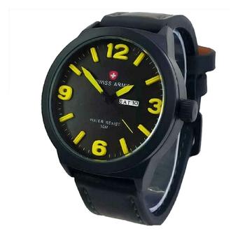 Swiss Army - Jam Tangan Pria - Leather Strap - SA 4055 M FB  