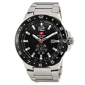 Swiss Army - Jam Tangan Pria - Stainles Steel - Sa 2020 NB Silver  