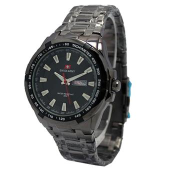 Swiss Army Jam Tangan Pria - Stainless Steel - SA 098 BM  