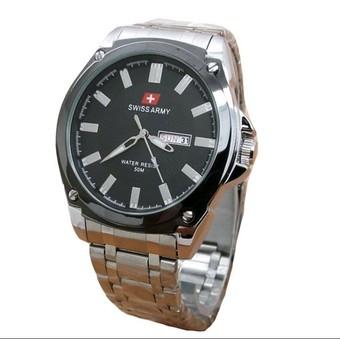 Swiss Army Jam Tangan Pria - Stainless Steel - SA 153 SB  