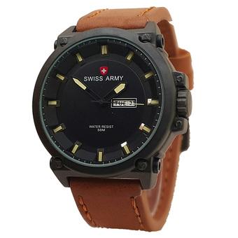 Swiss Army Jam Tangan SA 0039 M - Coklat Muda  