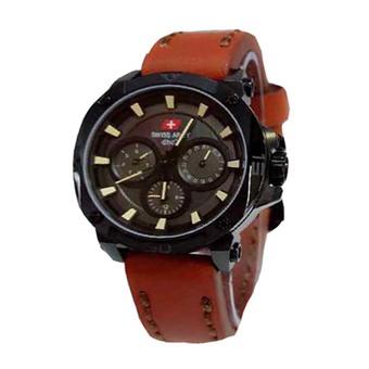 Swiss Army Jam Tangan Wanita - Leatehr Strap - Light Brown - SA 2186 LB  