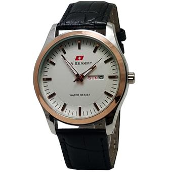 Swiss Army - Jam Tangan Wanita - Leather Strap - Hitam SA 1886 H  