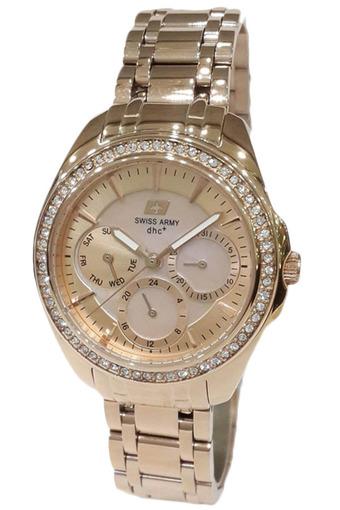 Swiss Army - Jam Tangan Wanita - Rose Gold - Stainless Steel - SA2237BFBRGLN  