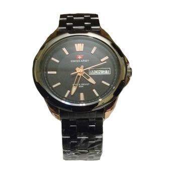 Swiss Army Jam Tangan Wanita - Stainless Steel - Black Gold - SA 1575 BGL  