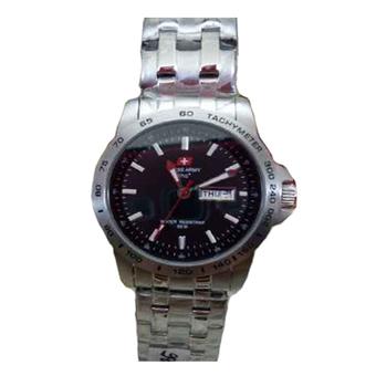 Swiss Army - Jam Tangan Wanita - Stainless Steel - Sa 2117 Silver Black  