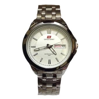 Swiss Army Jam Tangan Wanita - Stainless Steel - Silver Putih - SA1575 SWL  