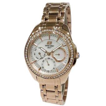 Swiss Army - Jam Tangan Wanita - Strap Stainless Steel - SA 3213 gold  