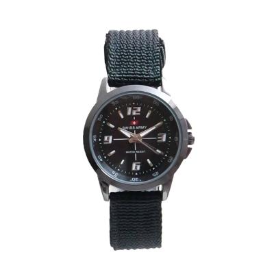 Swiss Army Jam Tangan Wanita TW 1828 L Bezel Hitam - Tali Kanvas