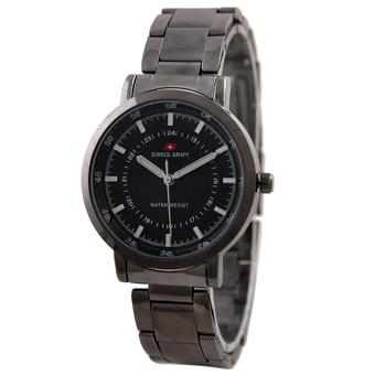 Swiss Army Ladies Elegant - Hitam - Stainless - SA 5108  