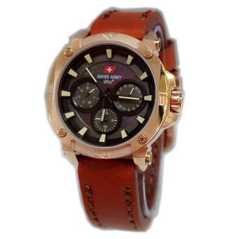 Swiss Army Ladies SA-2186 - Leather Strap - Brown Gold  