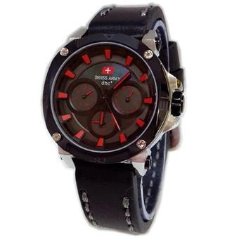 Swiss Army Ladies SA-2186 - Leather Strap - Hitam  