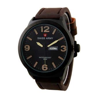 Swiss Army - Leather Strap - Cokelat - Sa 0420  