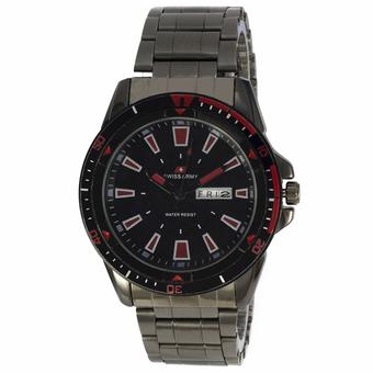 Swiss Army Men's Fashion - Hitam - Stainless - SA TW 1479 FB RD  