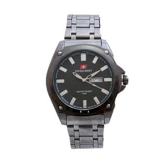 Swiss Army Men's - Jam Tangan Pria - SA 5056 MB - Tanggal Hari  