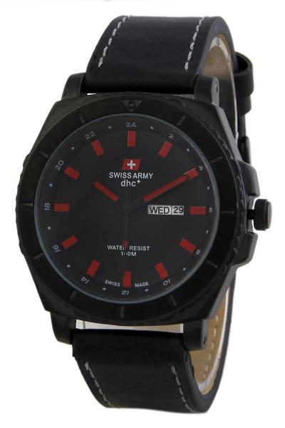 Swiss Army - Mens Elegant Watch - SA 4151 BL RD - Jam Tangan Pria - Hitam