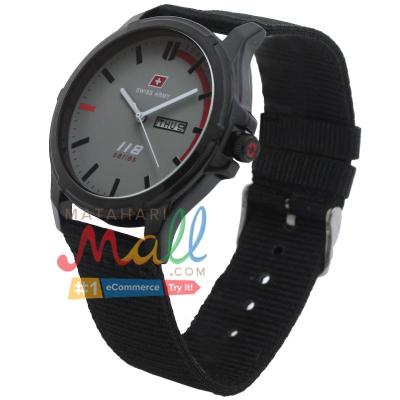 Swiss Army Pria PMG 118 - Hitam