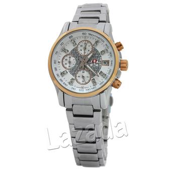 Swiss Army SA 15016 Ring Gold Dial Putih  