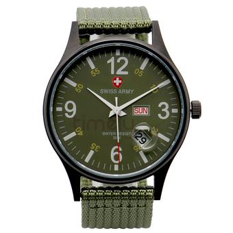 Swiss Army SA 3056M Jam Tangan Pria - Canvas - Hijau  