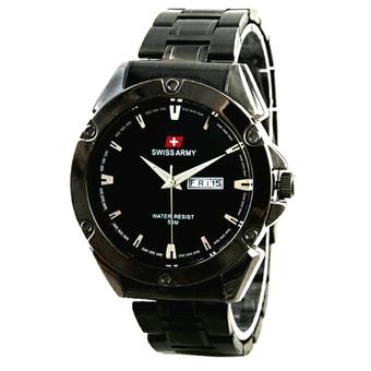 Swiss Army SA 8756 - Men's Watches - Stainless Steel - Black  