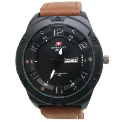 Swiss Army SA117 Jam Tangan Pria - Coklat Putih