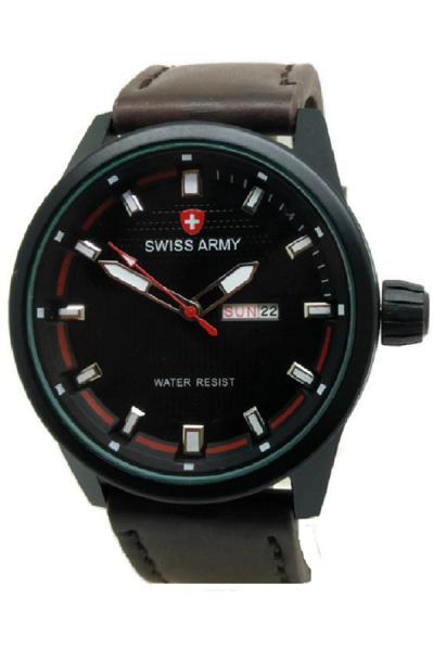 Swiss Army SA7415 Jam Tangan Pria Coklat Tua