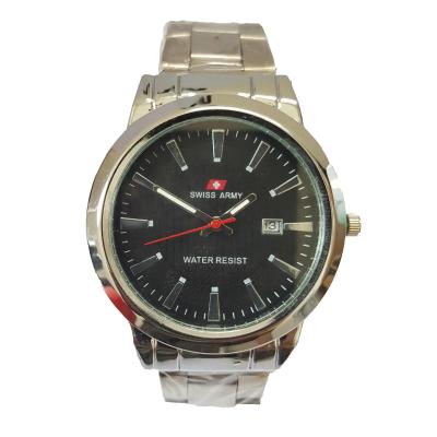 Swiss Army SAX 1053 Jam Tangan Analog Pria - Silver