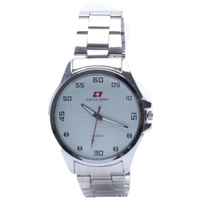 Swiss Army SAX 1101 Jam Tangan Analog Pria - Silver