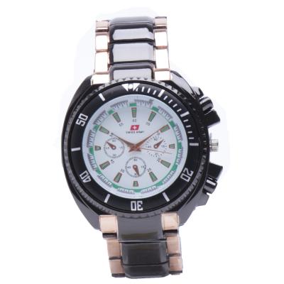 Swiss Army SAX 1147 Jam Tangan Analog Pria - Hitam Gold