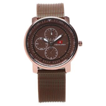 Swiss Army SAX 1199 Jam Tangan Analog UNISEX- Coklat  