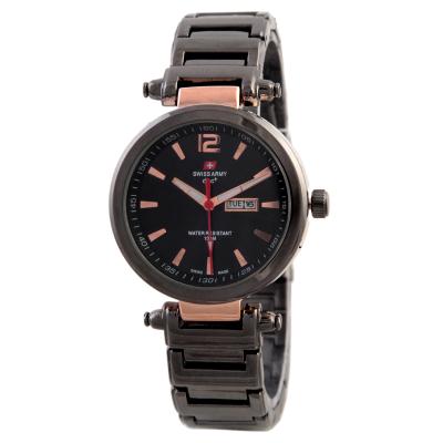 Swiss Army Women Elegant SA 6138 L FB GOLD Jam Tangan Wanita - Hitam