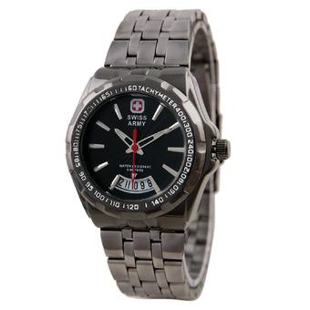 Swiss Army Women Fashion Jam Tangan Wanita - Stainless - Black - SA 4001 L FB  