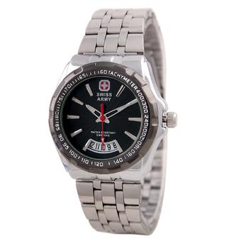 Swiss Army Women Fashion Jam Tangan Wanita - Stainless - Silver - SA 4001 L SS BL  