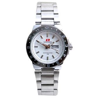 Swiss Army Women's - Jam Tangan Wanita - SA 3110 L Body - Stainless Steel  