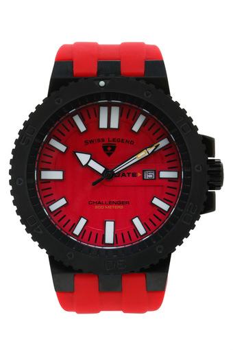 Swiss Legend Jam Tangan Pria - Merah - Silicone Strap - 10126-BB-01-RDA  