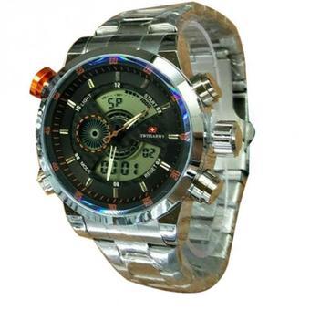 Swiss army jam tanggan pria-stainless stell-digital SA 3921 C  