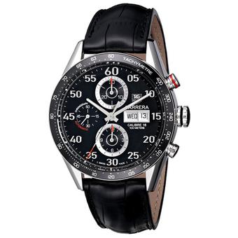 TAG Heuer Original Carrera Chronograph CV2A12.FC6235 Men's Watch - Hitam  