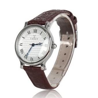 TANDY Women Brown Genuine Leather Strap Watch T-1016F_BR (Int)  