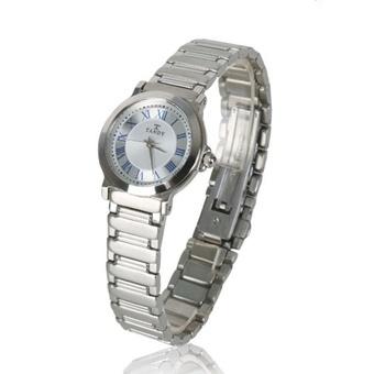 Tandy Women's Luxury Watch With Metal Band T-7005F White (Intl)  