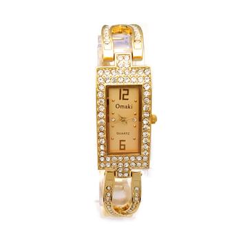 The Roman Womens Gold Stainless Steel Band Watch C21 (Intl)  