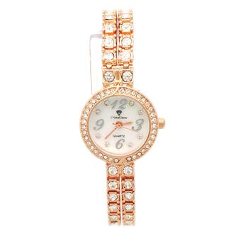 The Roman Womens Rose Gold Stainless Steel Band Watch C30 (Intl)  