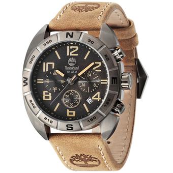 Timberland Jam Tangan Pria - Strap Kulit - Cokelat - TIM1206CAS  