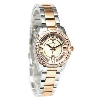 Valentino Rudy Jam Tangan Wanita Silver Rosegold Stainless Steel VR111-2653S  