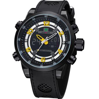 WEIDE 3315 Quartz wristwatch Waterproof Outdoor Sport LED digital yellow (Intl)  