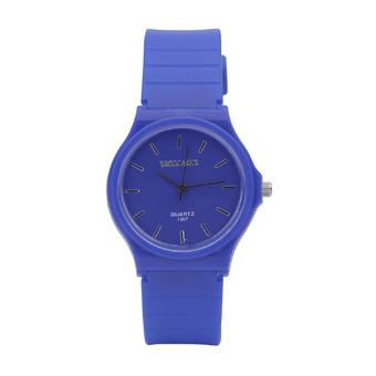 WOMAGE 1307 Fashionable Analog Quartz Wrist Watch (Dark blue)  