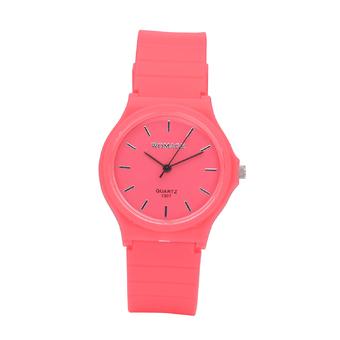 WOMAGE 1307 Fashionable Analog Quartz Wrist Watch (Watermelon red)  