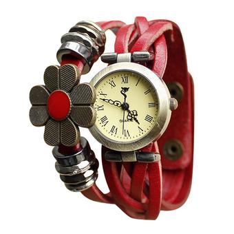 Watch Sunflower dark buckle genuine leather watch watches  