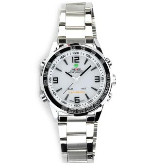 Weide Men's Silver Stainless Steel Band Watch 189418  